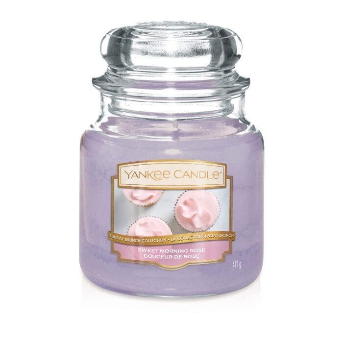 Yankee Candle Sweet Morning Rose - Medium Jar-1